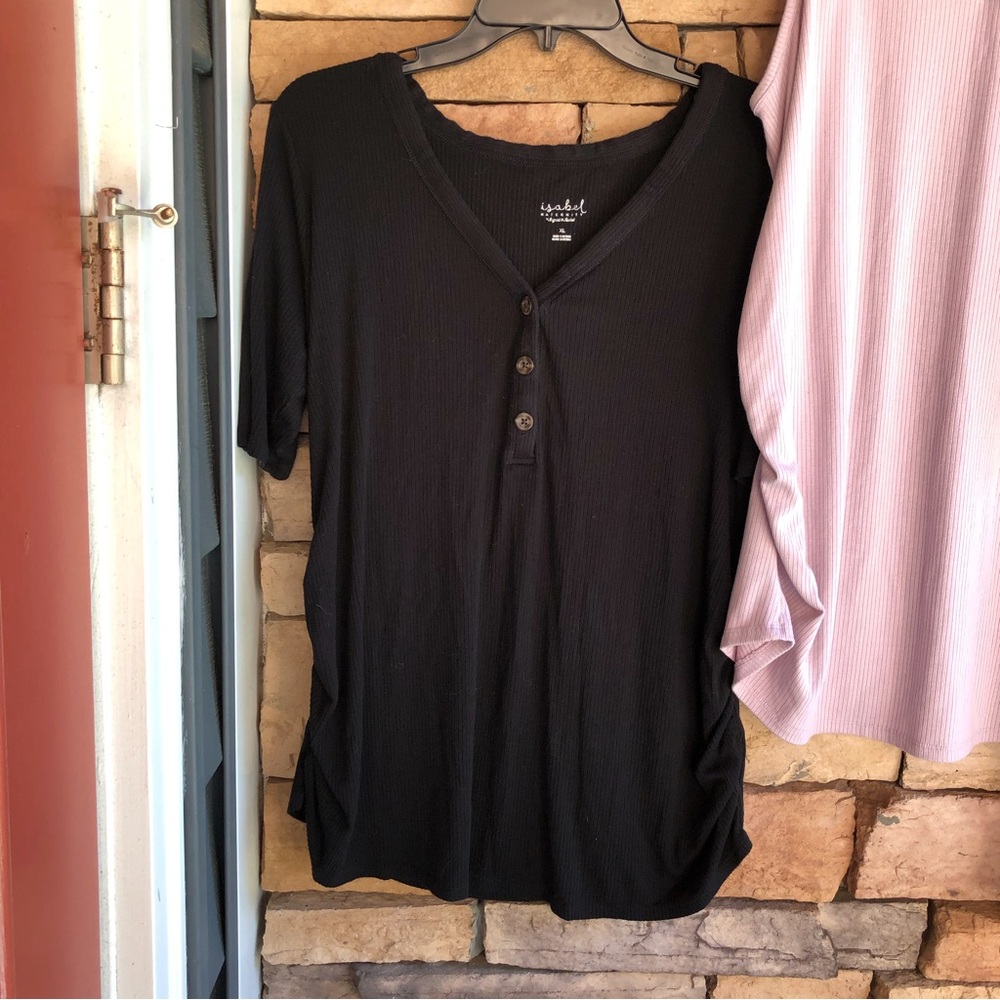 Isabel Maternity short sleeve & sleeveless tops Bundle EUC XL - Picture 14 of 16